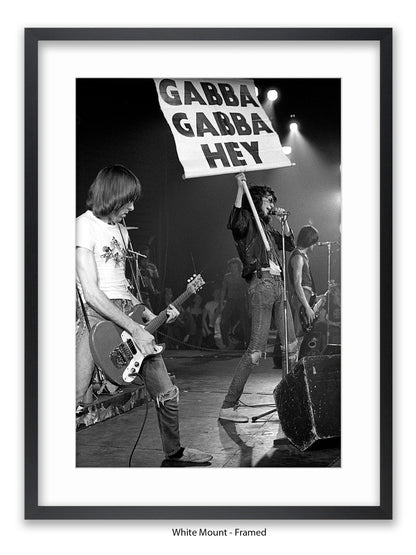 Ramones - Roundhouse, London June 6th, 1977 - Poster
