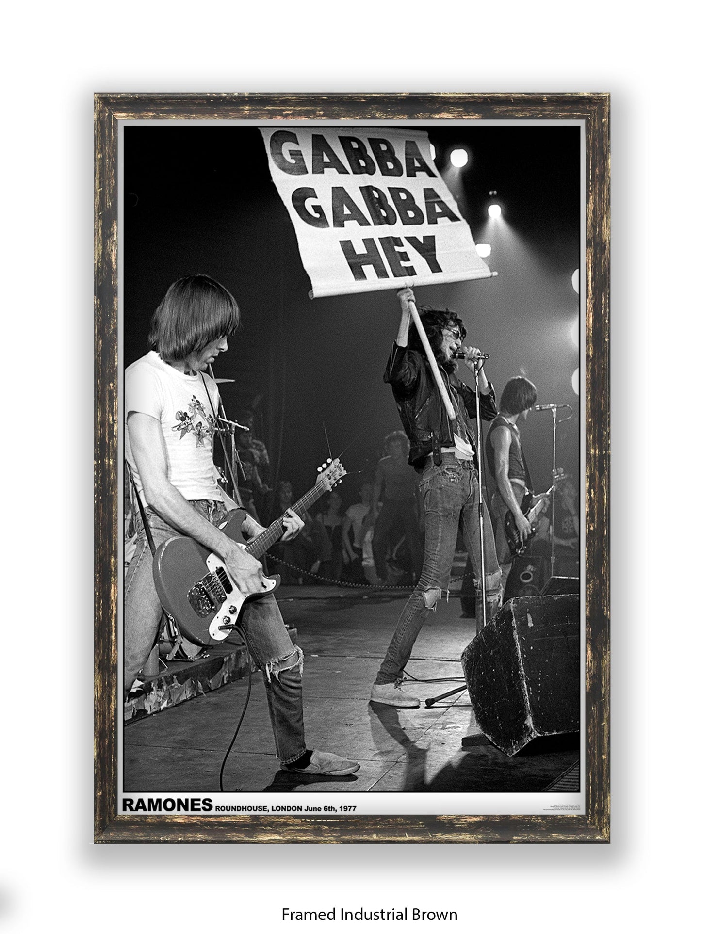 Ramones - Roundhouse, London June 6th, 1977 - Poster