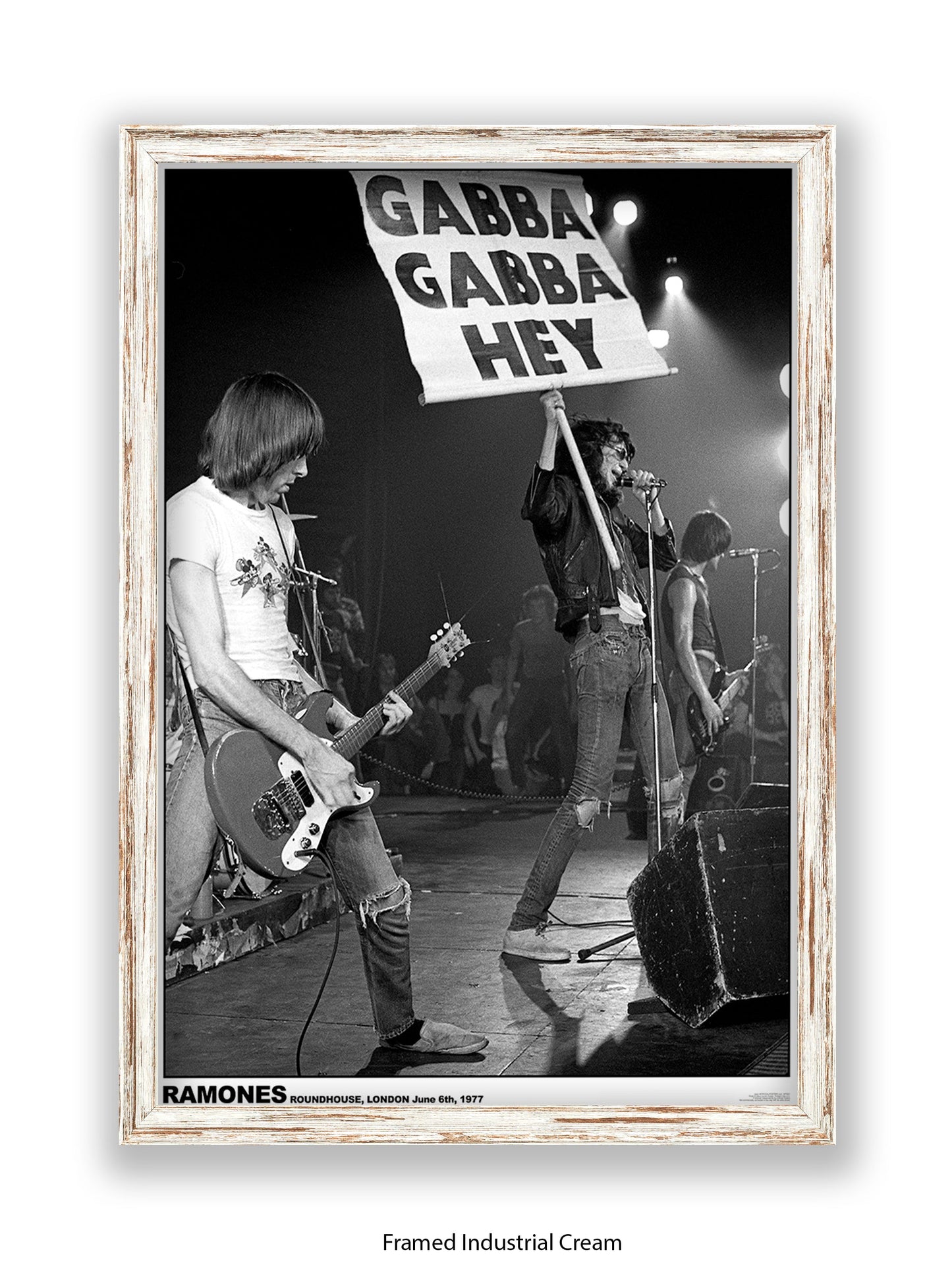 Ramones - Roundhouse, London June 6th, 1977 - Poster