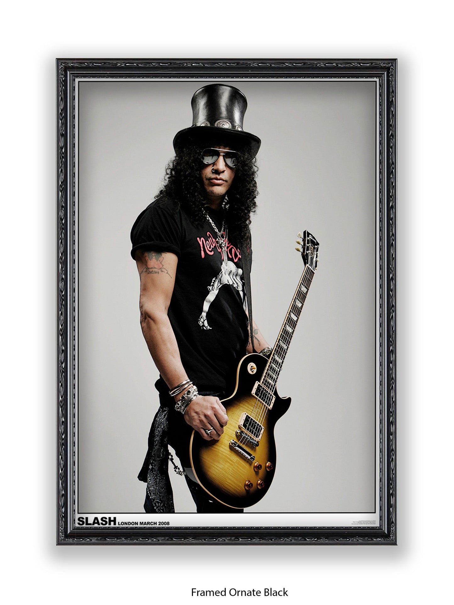 Guns and Roses - Slash - London March 2008 - Poster