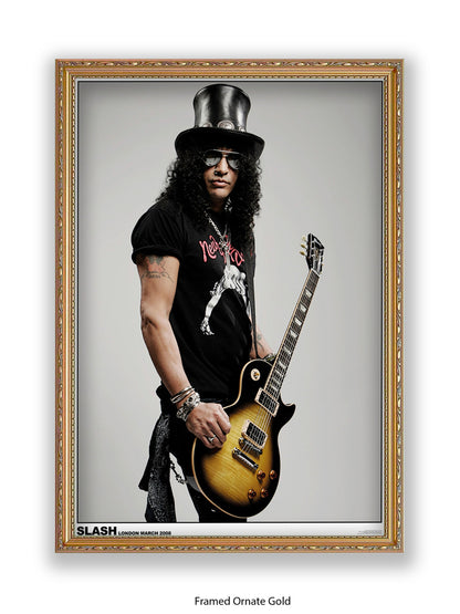 Guns and Roses - Slash - London March 2008 - Poster