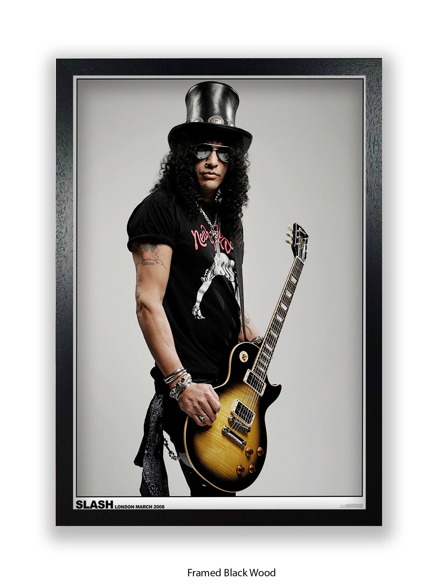 Guns and Roses - Slash - London March 2008 - Poster