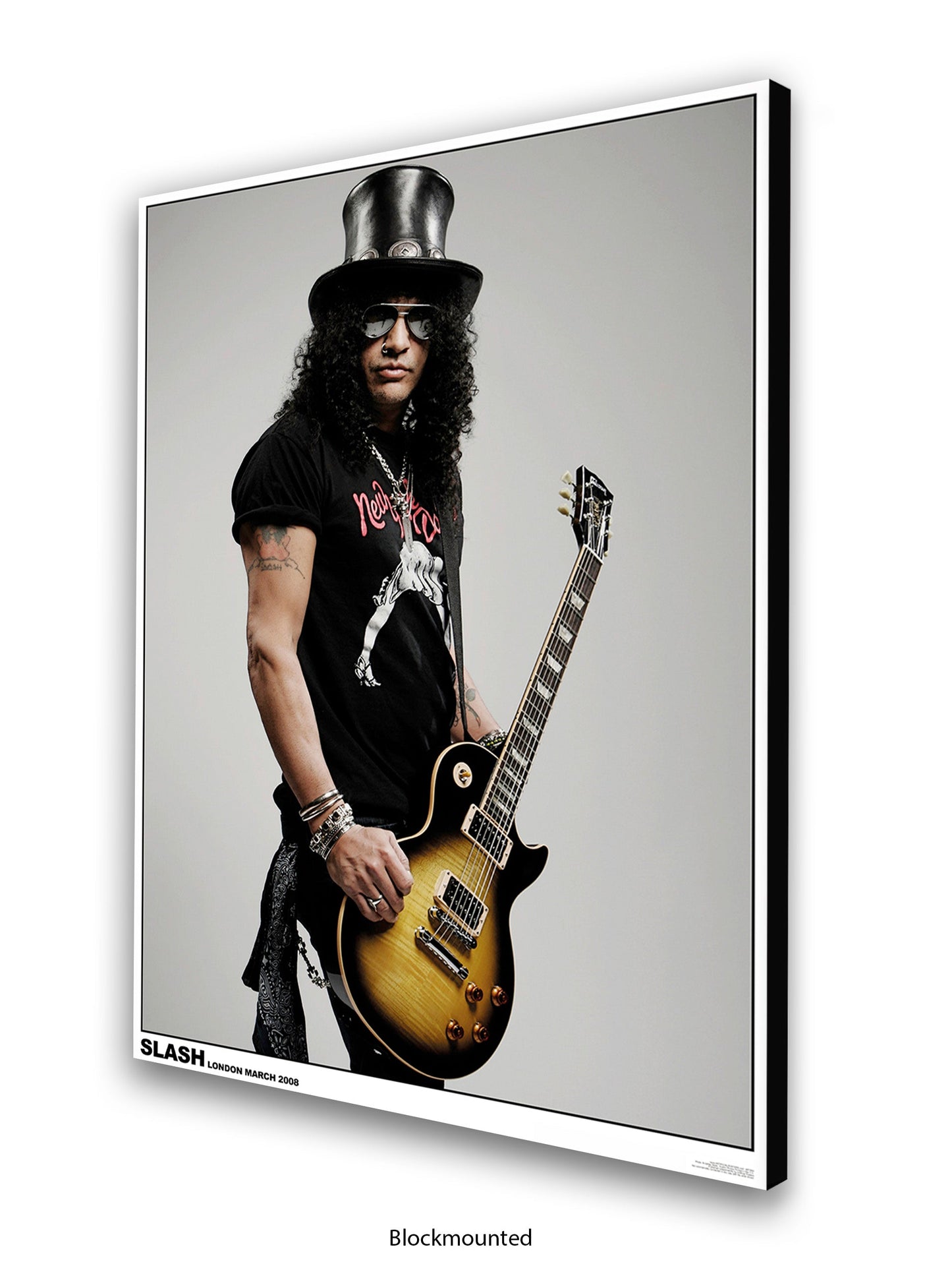 Guns and Roses - Slash - London March 2008 - Poster