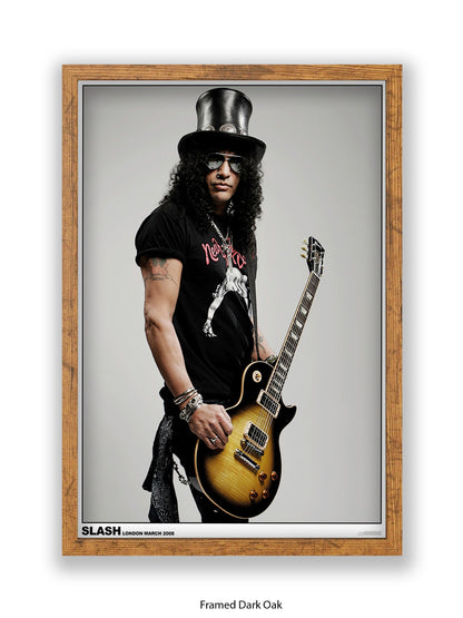 Guns and Roses - Slash - London March 2008 - Poster