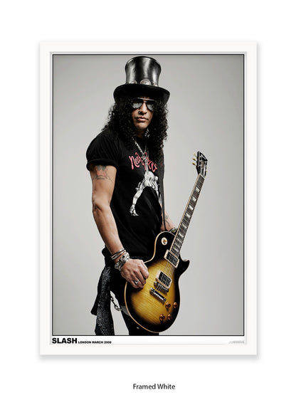Guns and Roses - Slash - London March 2008 - Poster