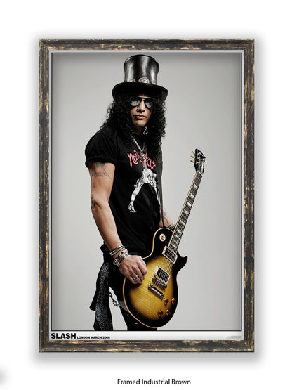 Guns and Roses - Slash - London March 2008 - Poster