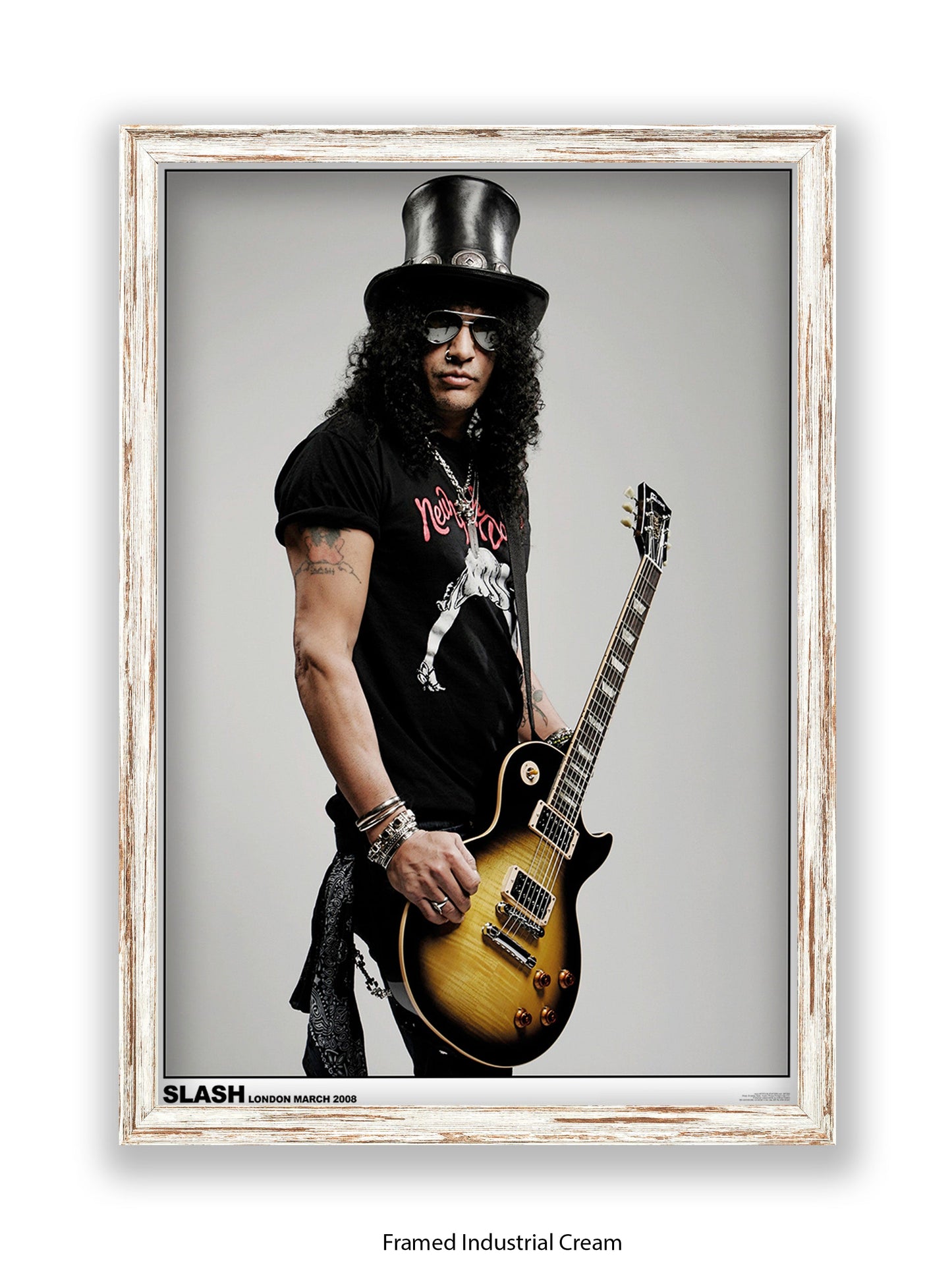 Guns and Roses - Slash - London March 2008 - Poster
