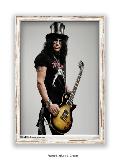 Guns and Roses - Slash - London March 2008 - Poster