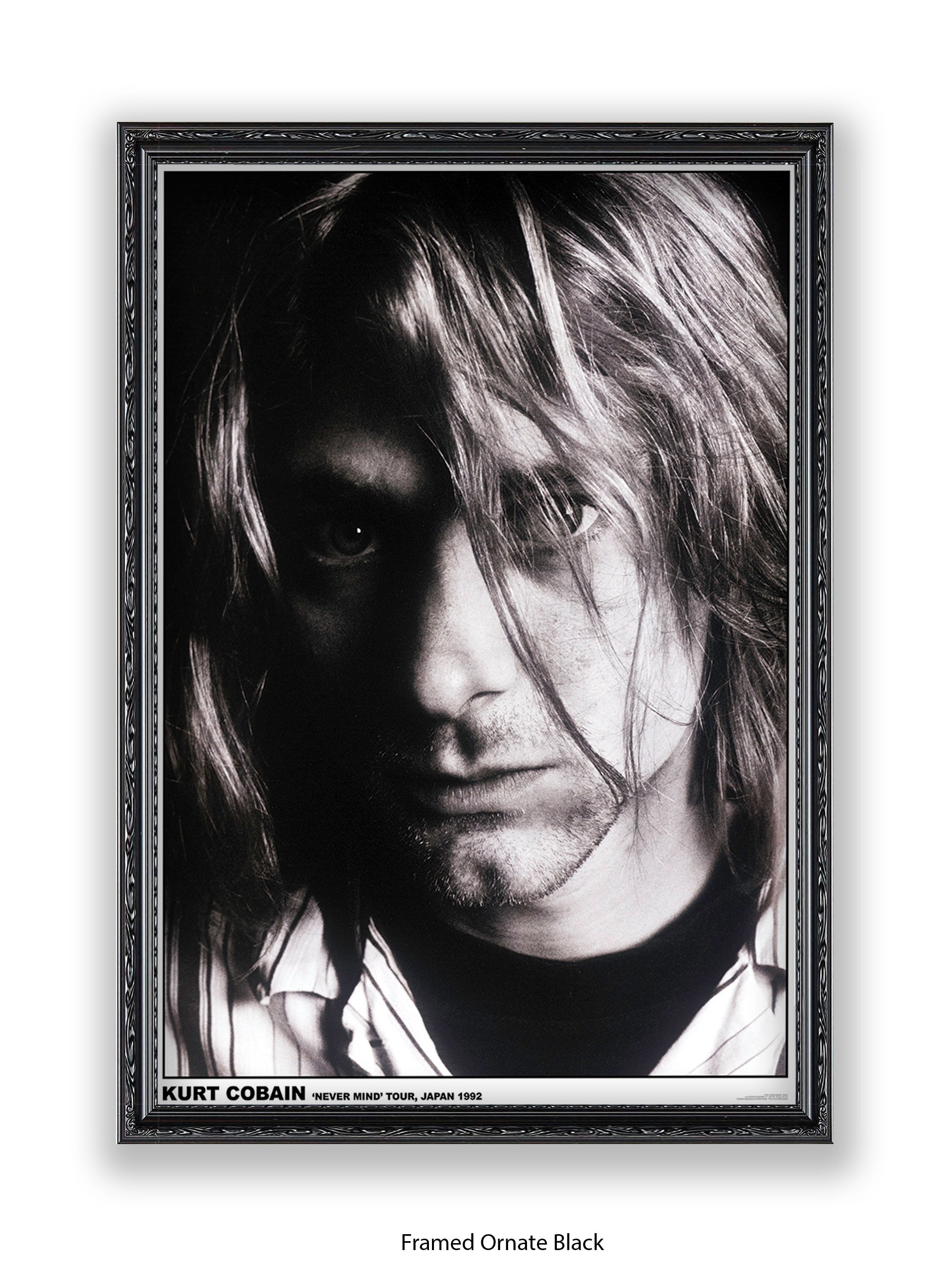 Kurt Cobain - Nirvana Grunge Icon Poster - 90s Alternative Rock