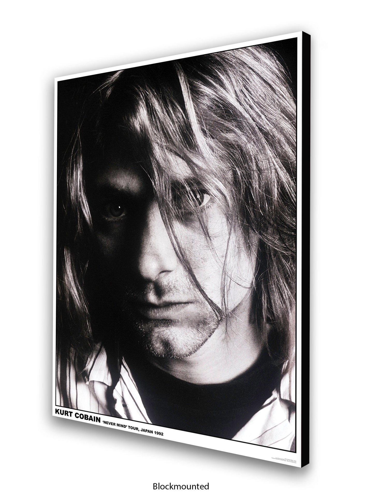 Nirvana - Kurt Cobain "Never Mind" Tour, Japan 1992 - Poster