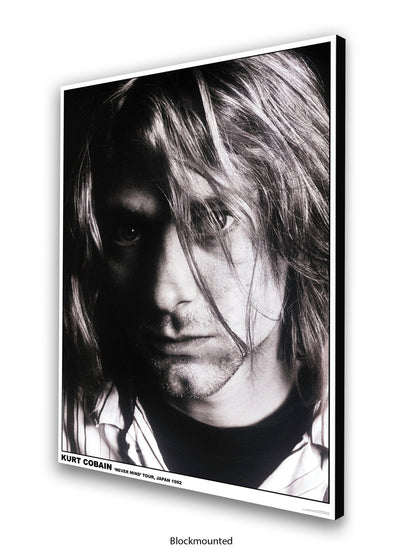 Nirvana - Kurt Cobain "Never Mind" Tour, Japan 1992 - Poster