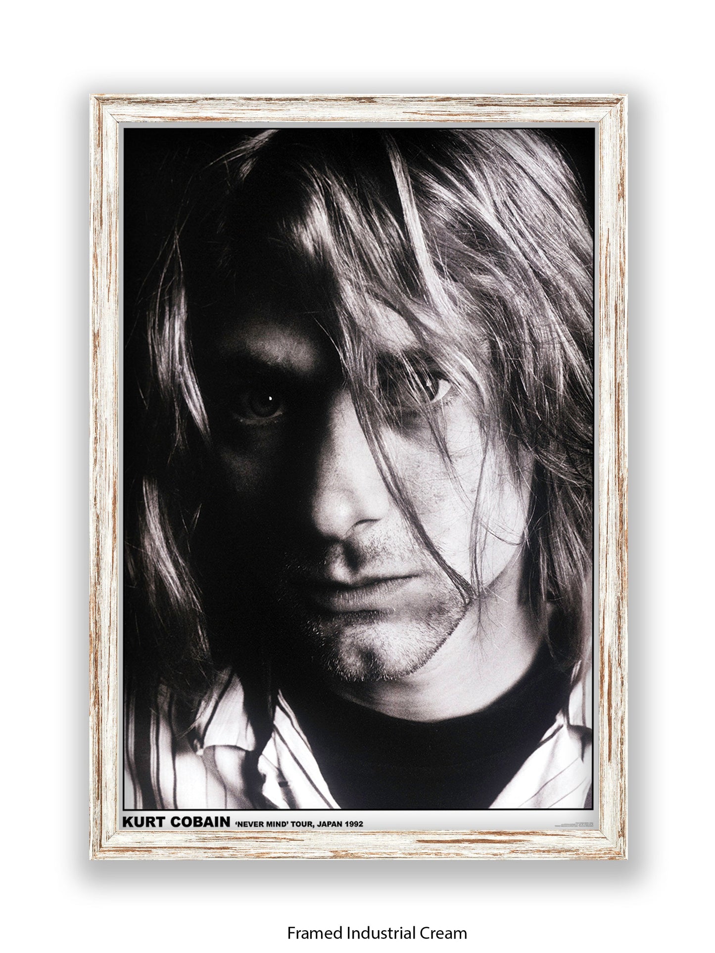 Nirvana - Kurt Cobain "Never Mind" Tour, Japan 1992 - Poster