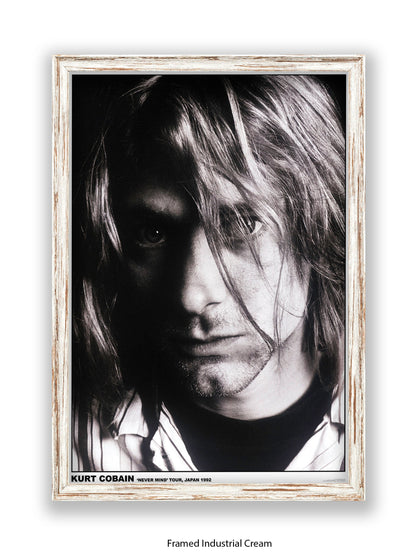 Nirvana - Kurt Cobain "Never Mind" Tour, Japan 1992 - Poster