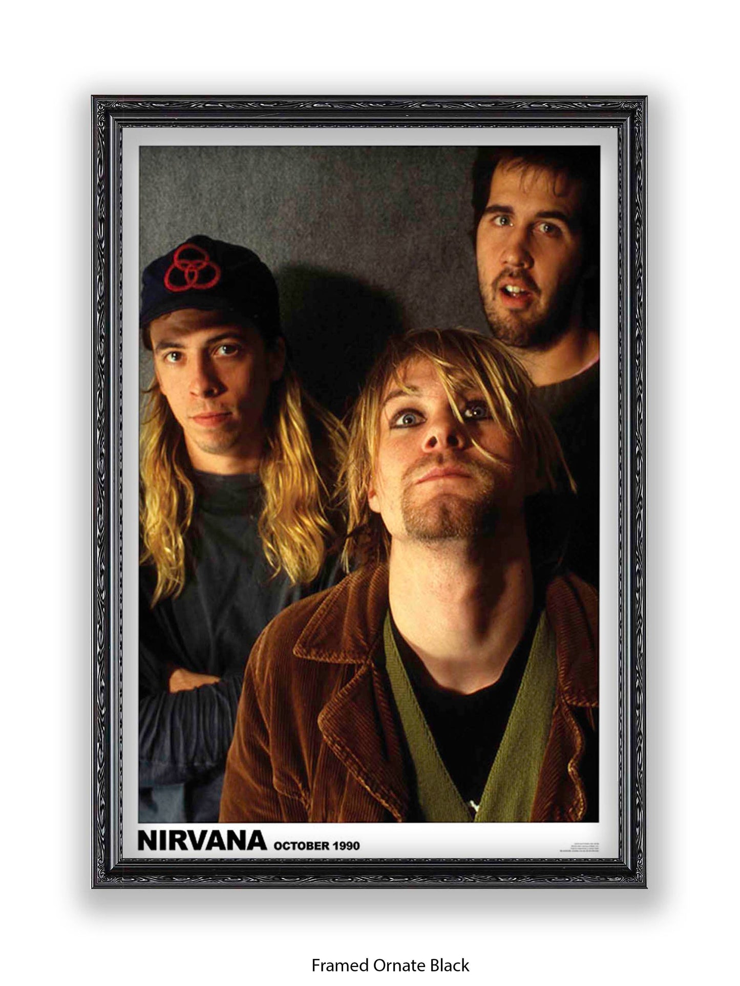 Nirvana - Band, October 1990 - Poster