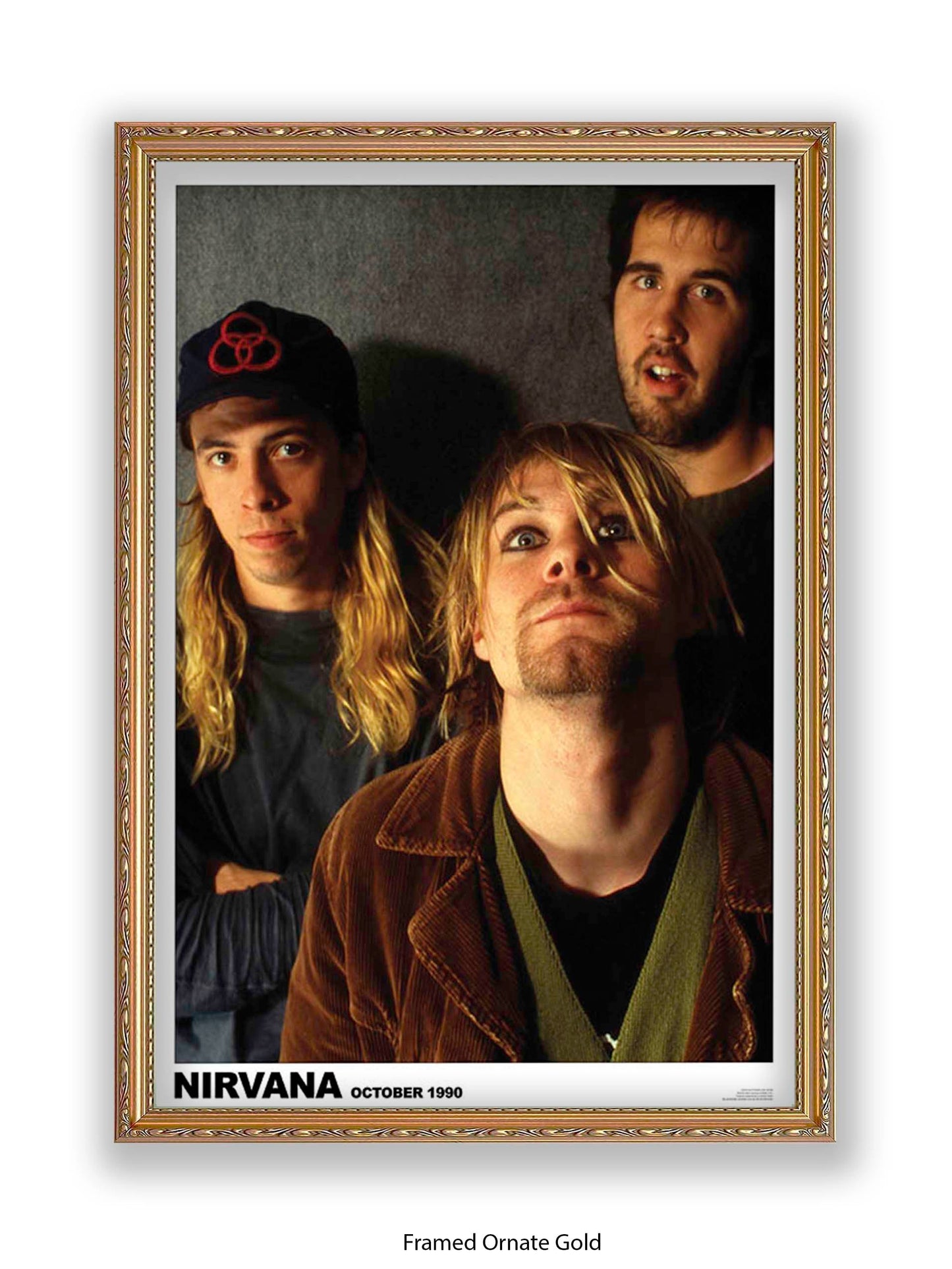 Nirvana - Band, October 1990 - Poster