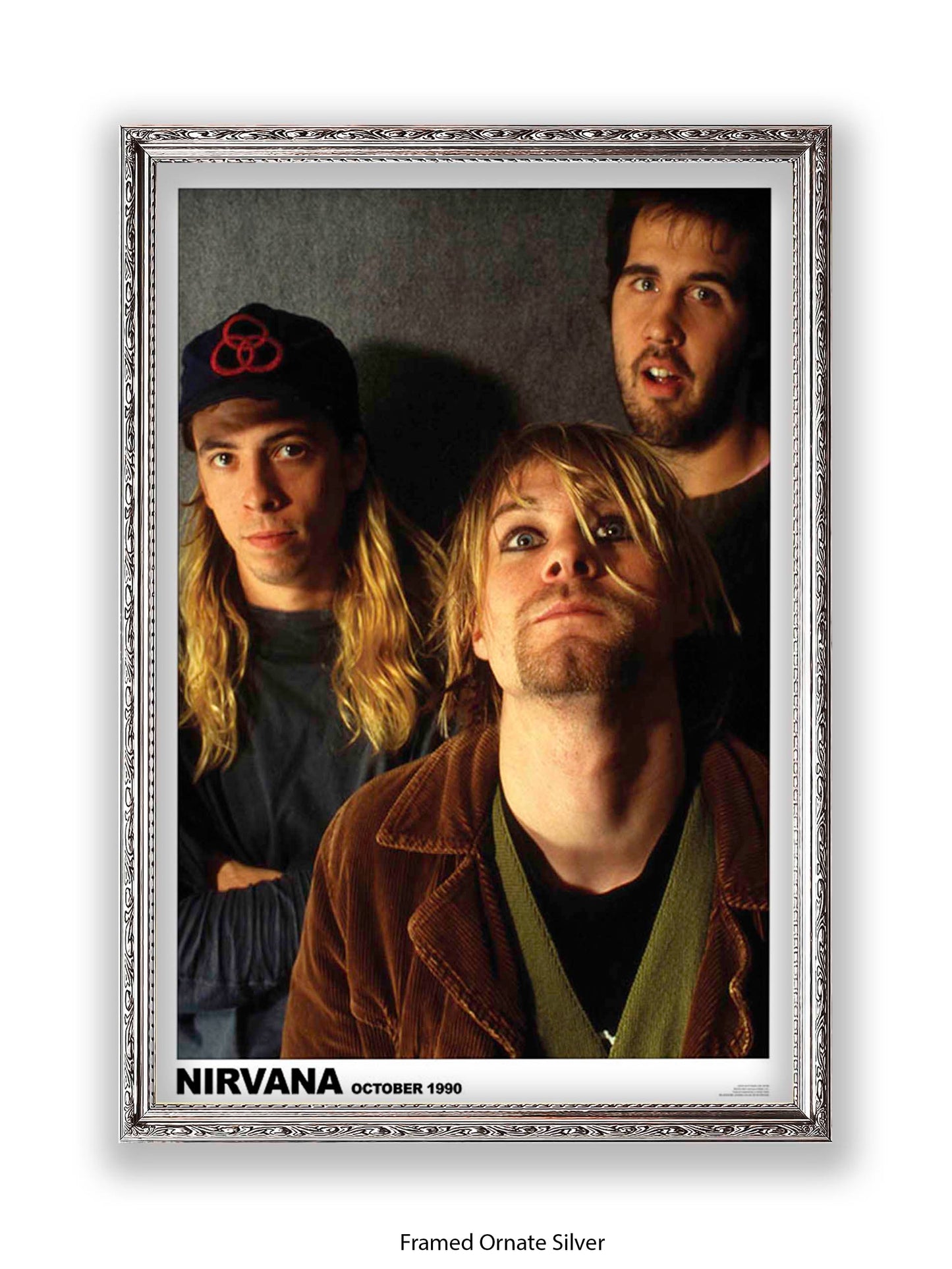 Nirvana - Band, October 1990 - Poster