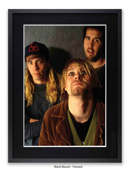 Nirvana - Band, October 1990 - Poster