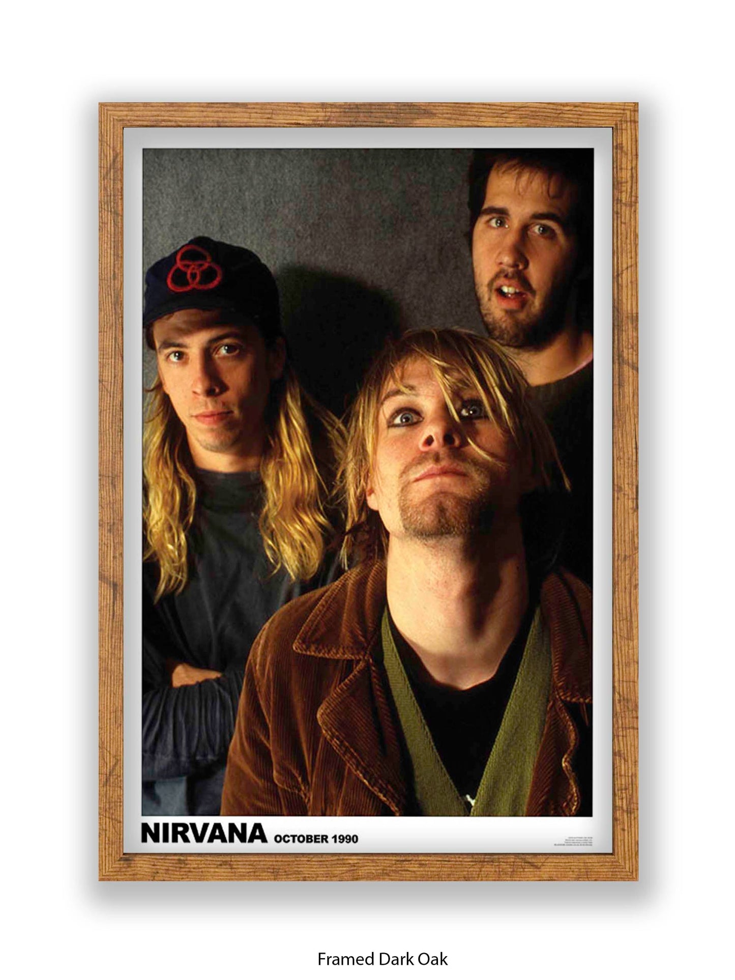 Nirvana - Band, October 1990 - Poster