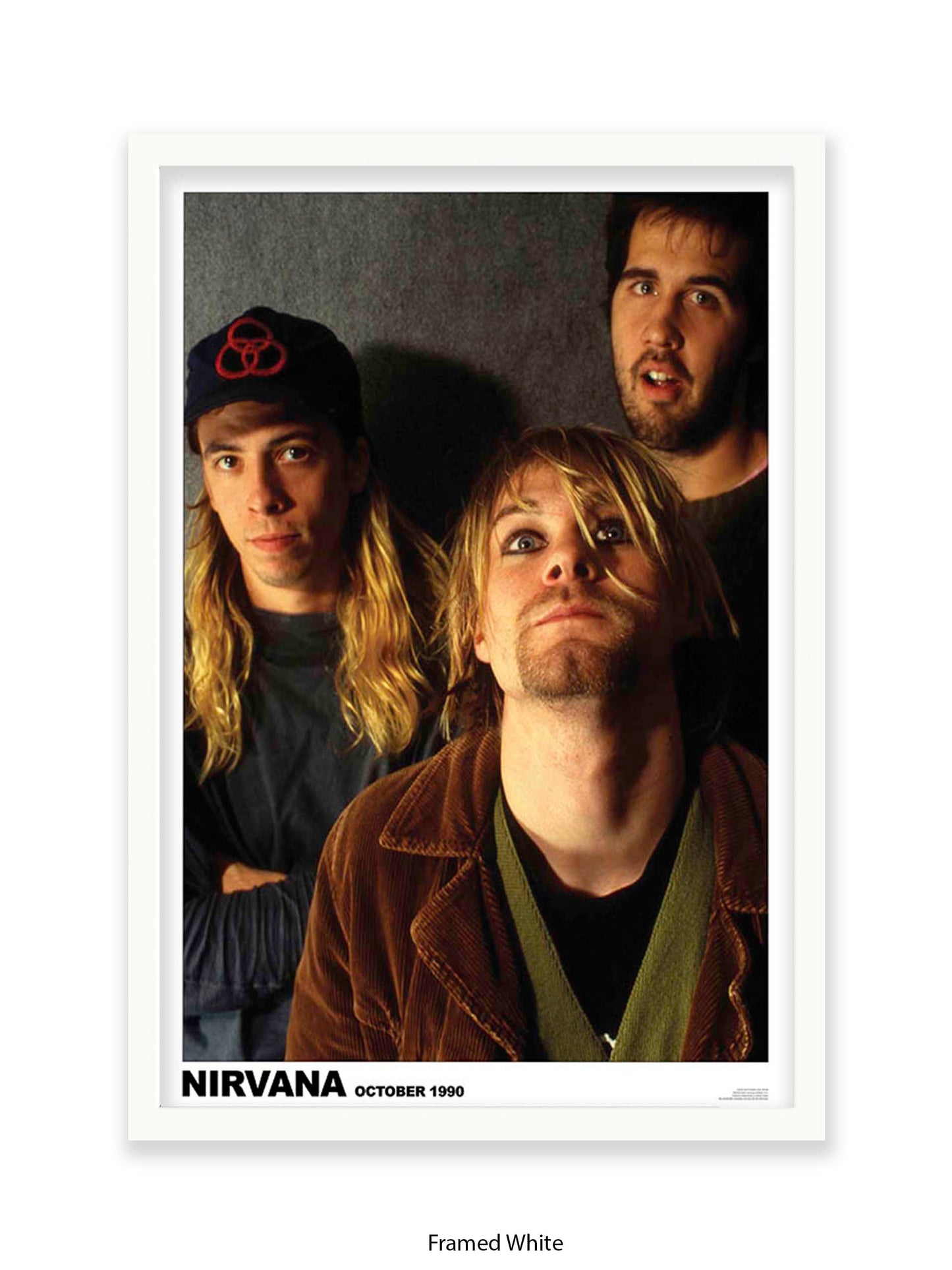 Nirvana - Band, October 1990 - Poster