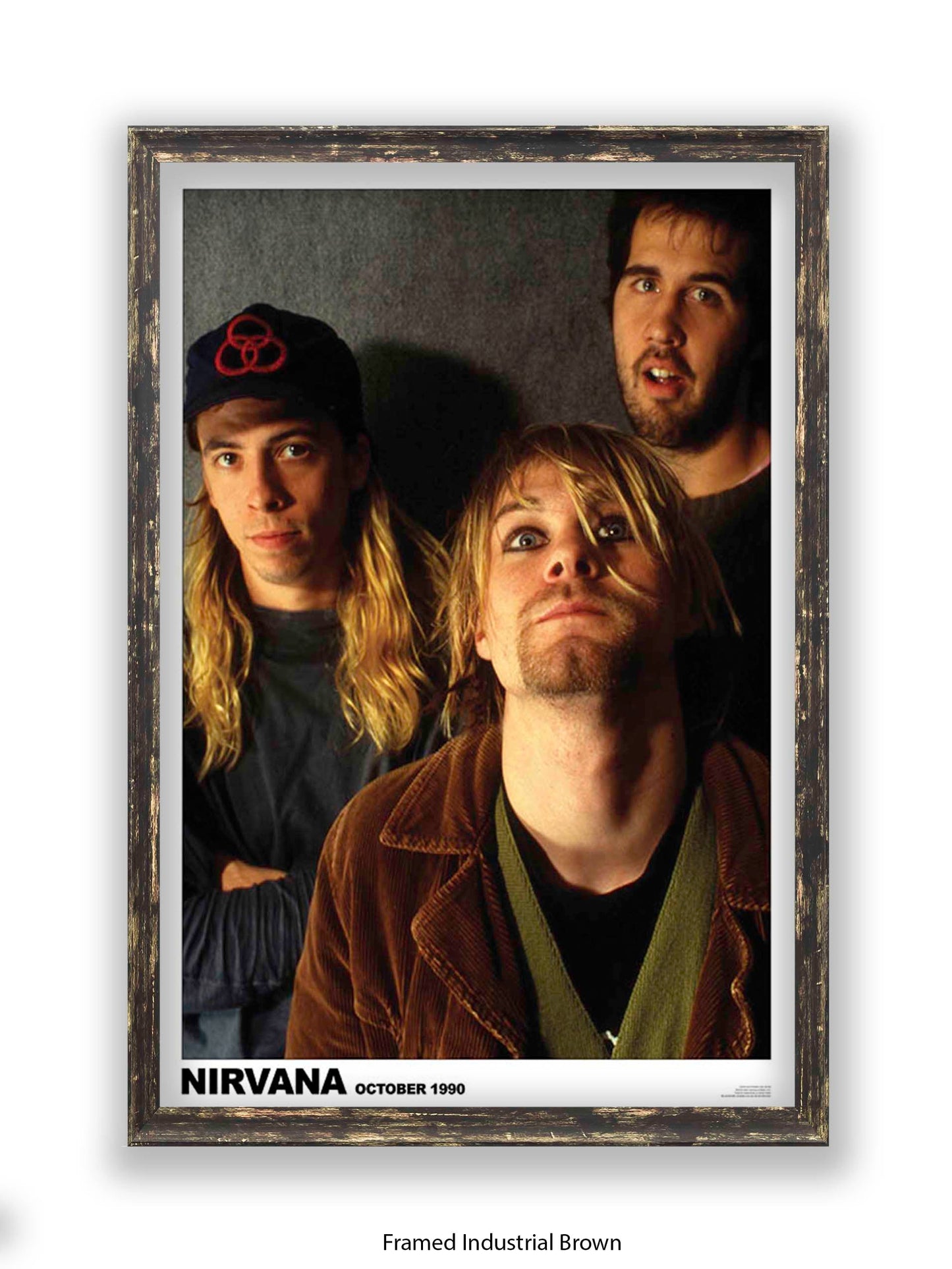 Nirvana - Band, October 1990 - Poster