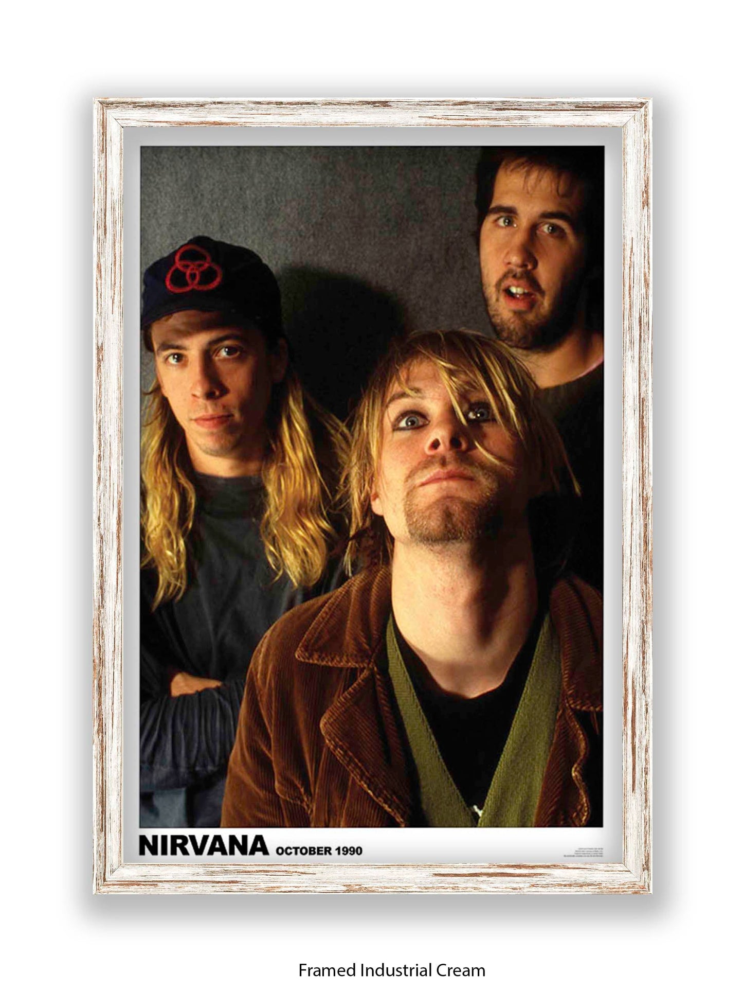 Nirvana - Band, October 1990 - Poster