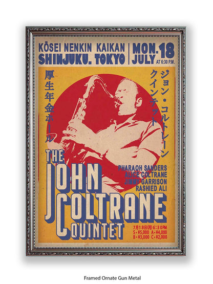 John Coltrane Quintet - Tokyo - Poster