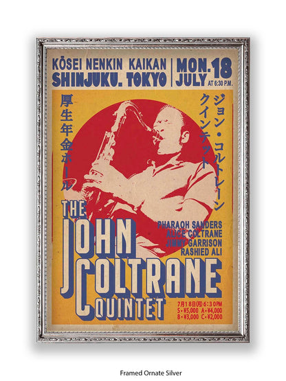 John Coltrane Quintet - Tokyo - Poster