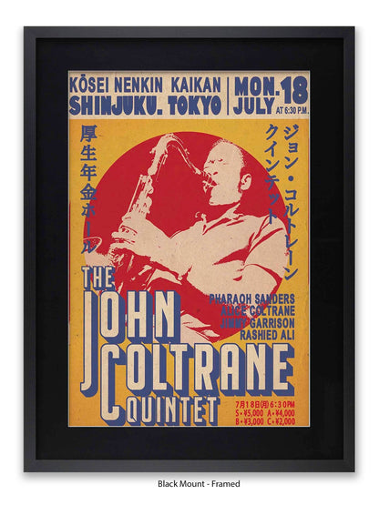 John Coltrane Quintet - Tokyo - Poster