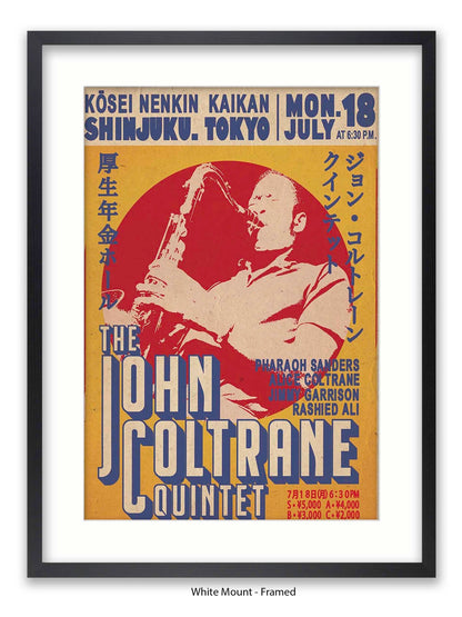 John Coltrane Quintet - Tokyo - Poster
