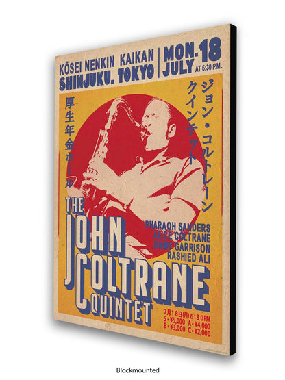 John Coltrane Quintet - Tokyo - Poster