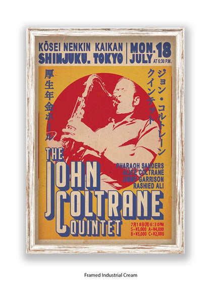 John Coltrane Quintet - Tokyo - Poster