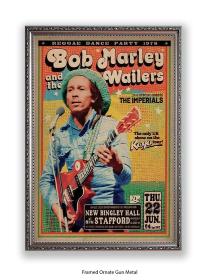 Bob Marley and The Wailers - Reggae Dance Party 1978 - Poster