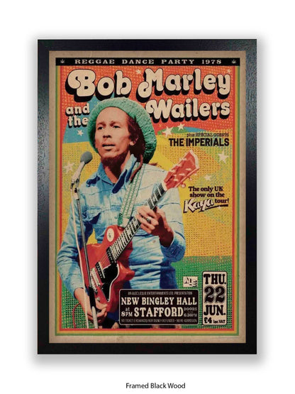 Bob Marley and The Wailers - Reggae Dance Party 1978 - Poster