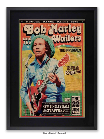 Bob Marley and The Wailers - Reggae Dance Party 1978 - Poster