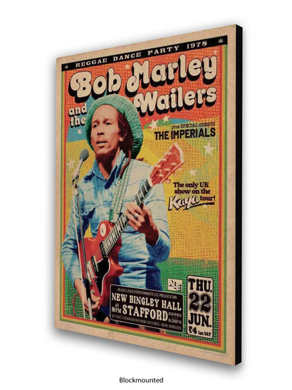 Bob Marley and The Wailers - Reggae Dance Party 1978 - Poster