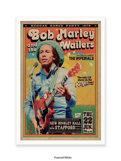 Bob Marley and The Wailers - Reggae Dance Party 1978 - Poster