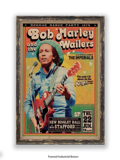 Bob Marley and The Wailers - Reggae Dance Party 1978 - Poster