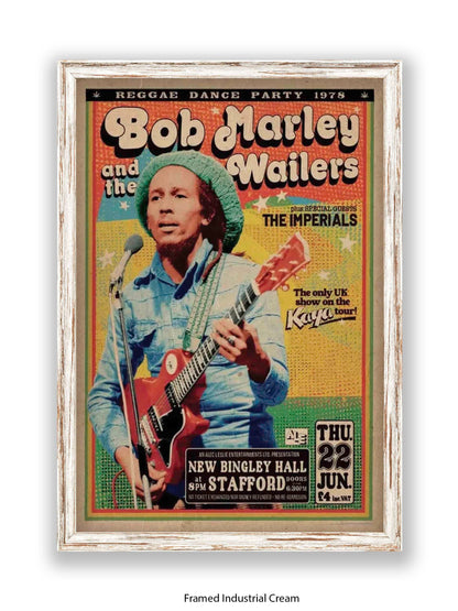 Bob Marley and The Wailers - Reggae Dance Party 1978 - Poster