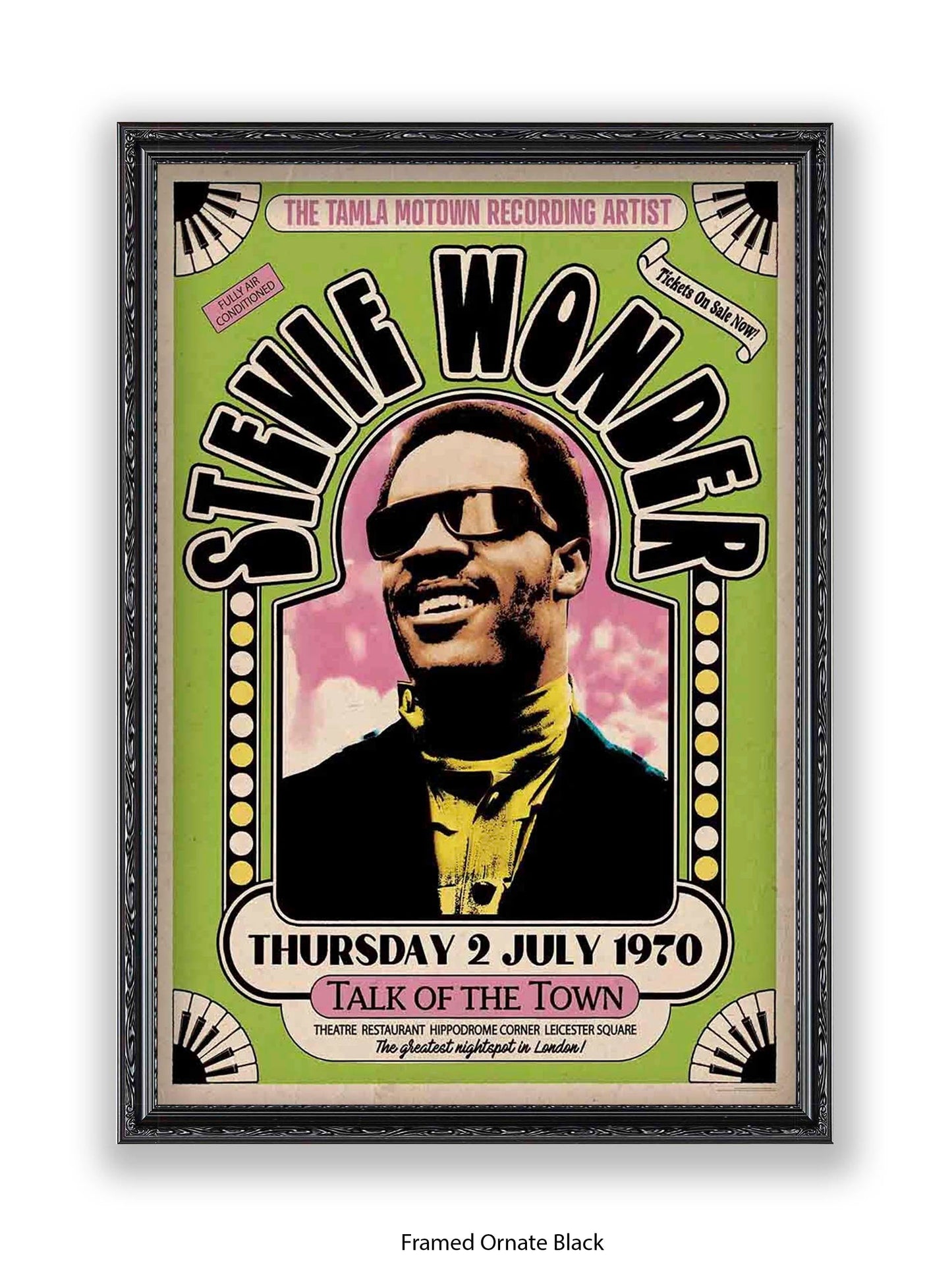 Stevie Wonder - Talk Of the Town - Poster