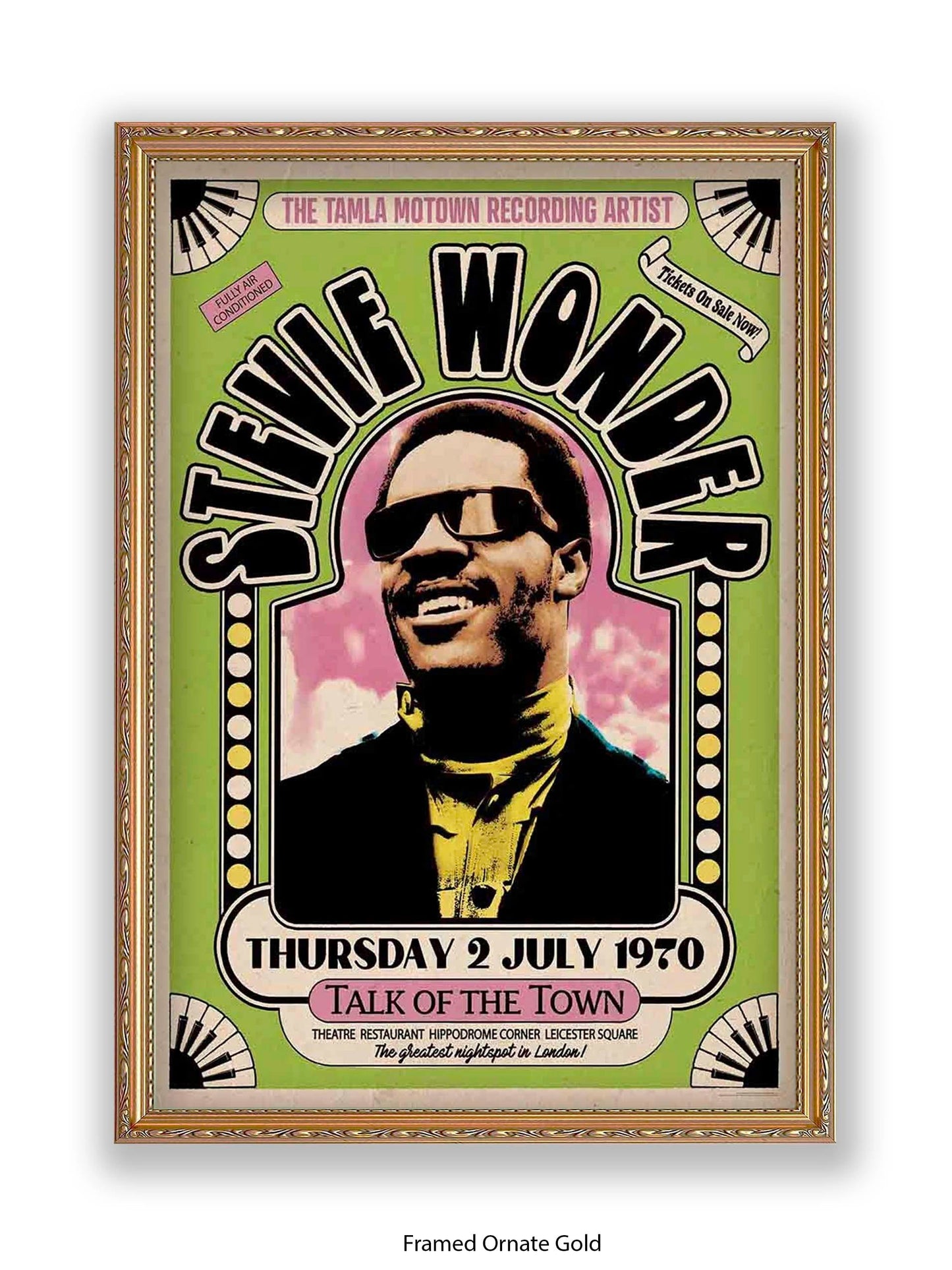 Stevie Wonder - Talk Of the Town - Poster