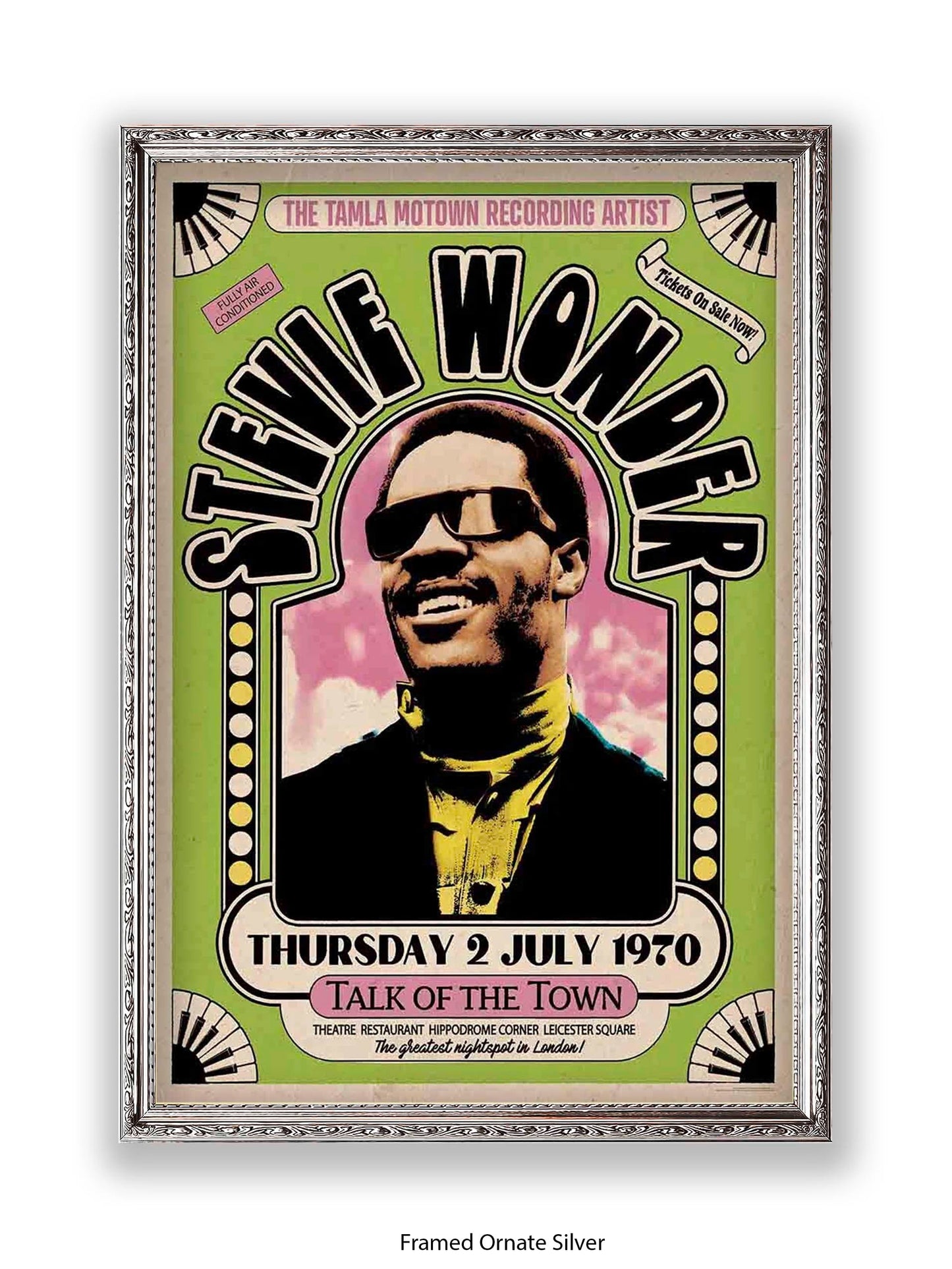 Stevie Wonder - Talk Of the Town - Poster