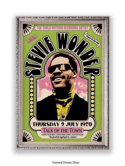 Stevie Wonder - Talk Of the Town - Poster