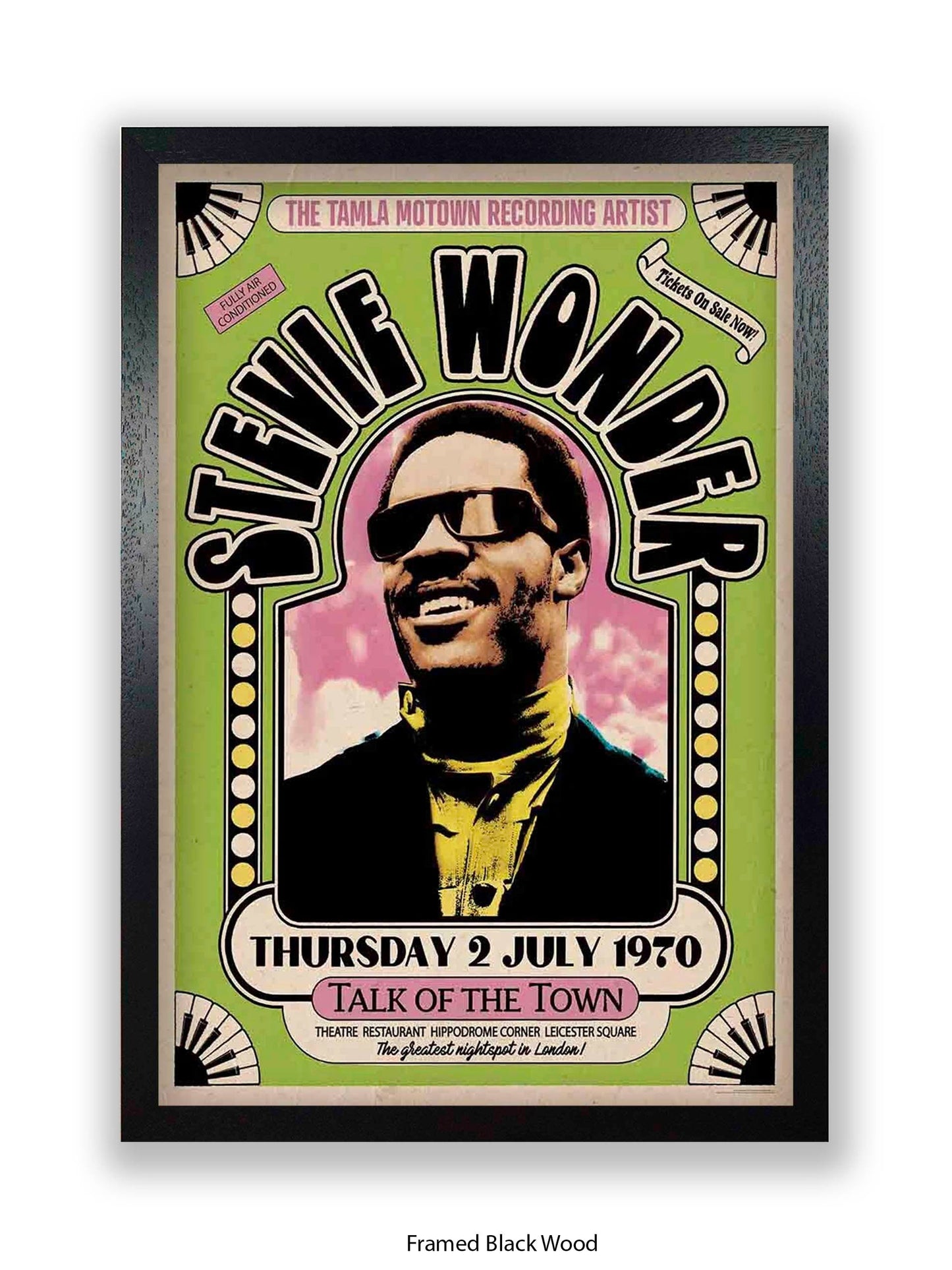 Stevie Wonder - Talk Of the Town - Poster