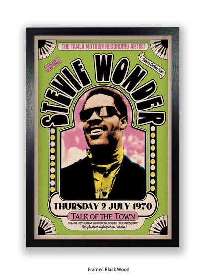 Stevie Wonder - Talk Of the Town - Poster
