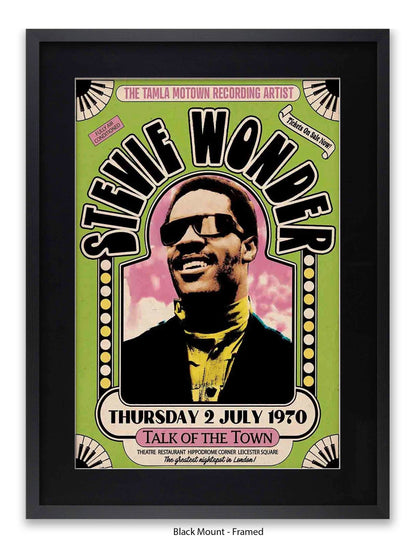 Stevie Wonder - Talk Of the Town - Poster