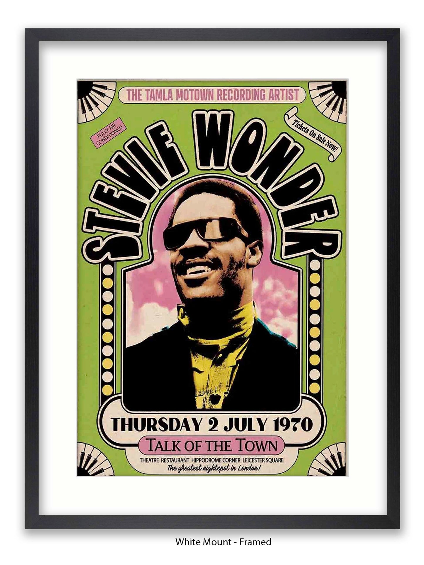 Stevie Wonder - Talk Of the Town - Poster