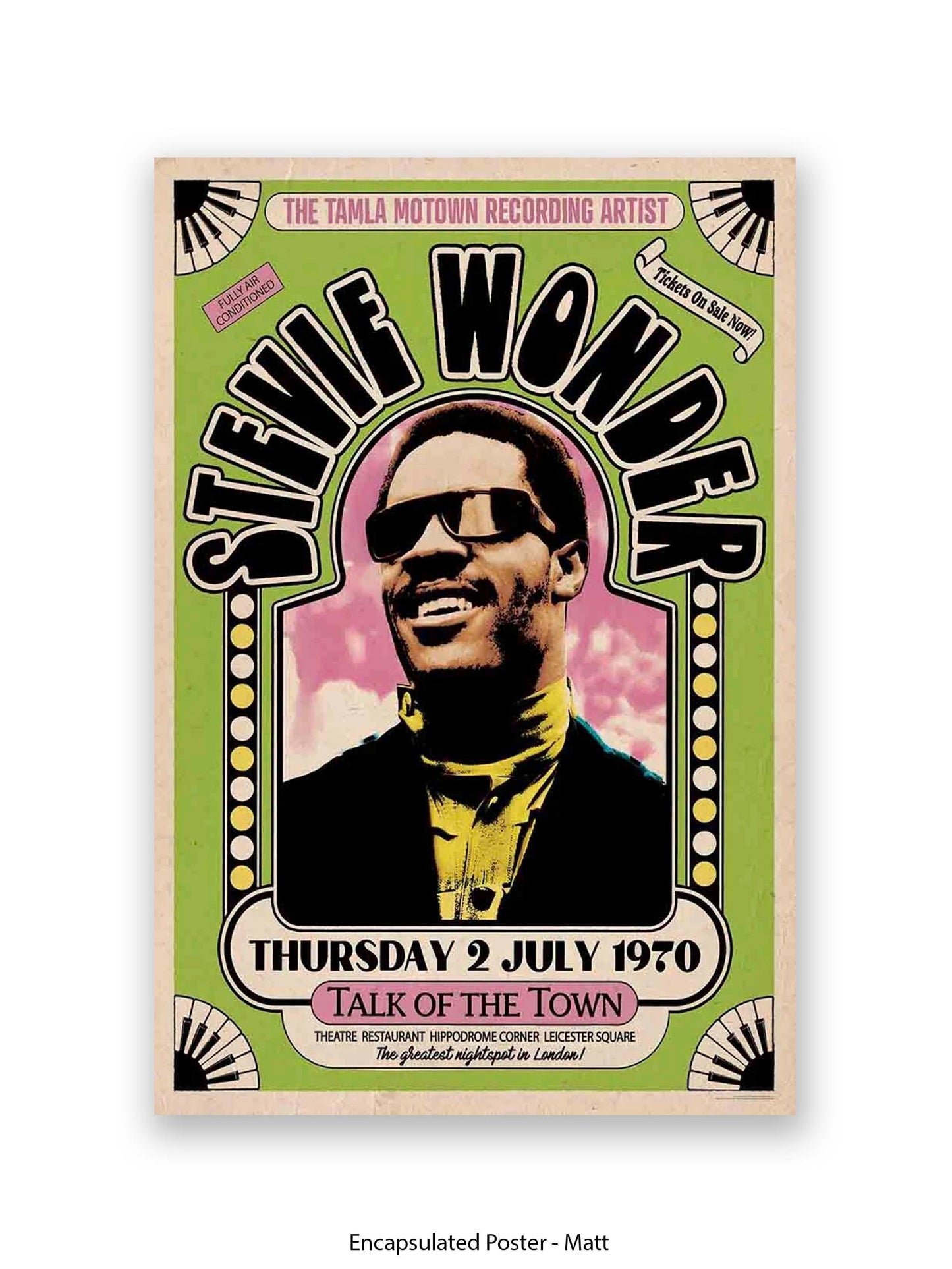 Stevie Wonder - Talk Of the Town - Poster