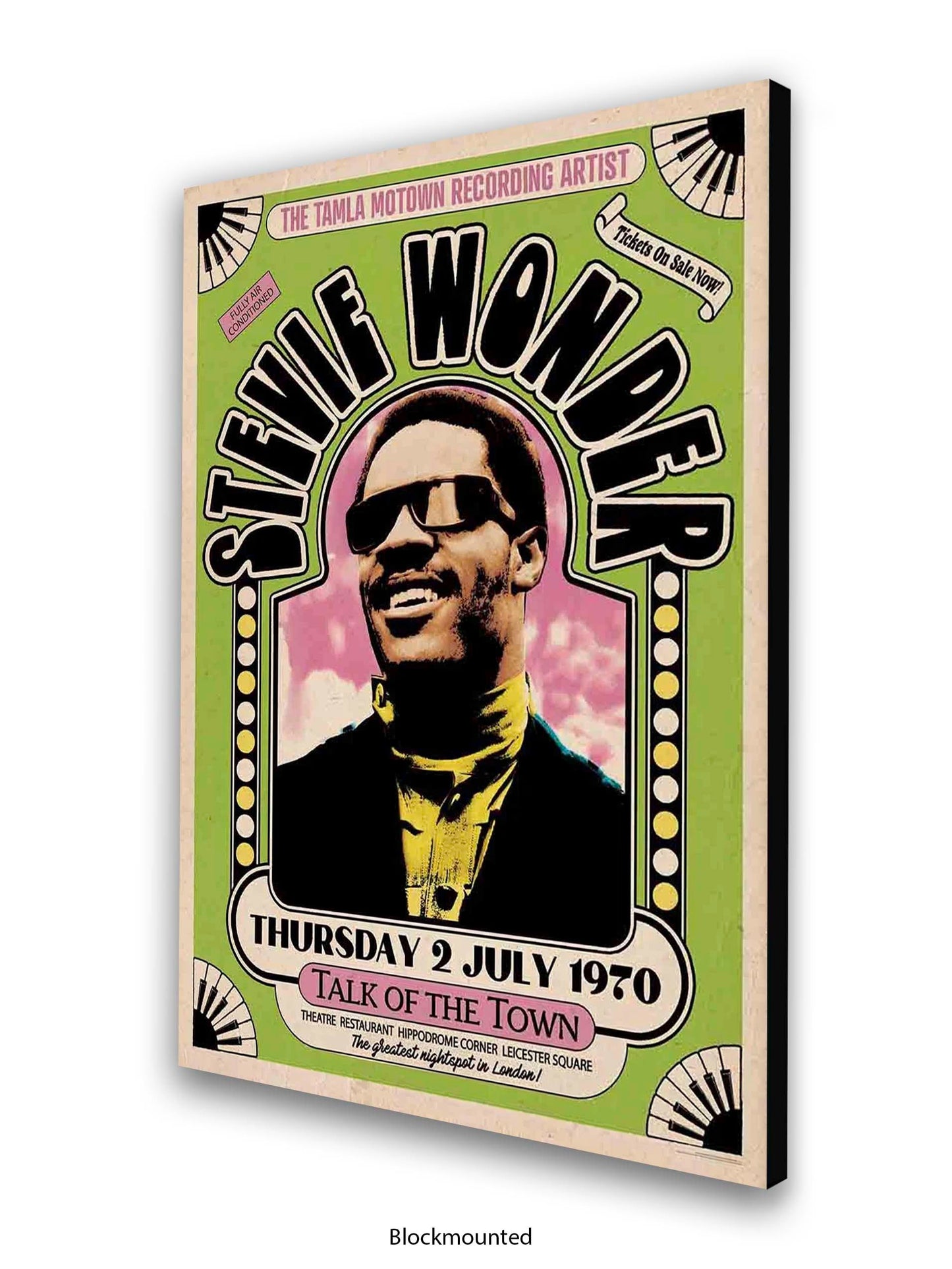 Stevie Wonder - Talk Of the Town - Poster