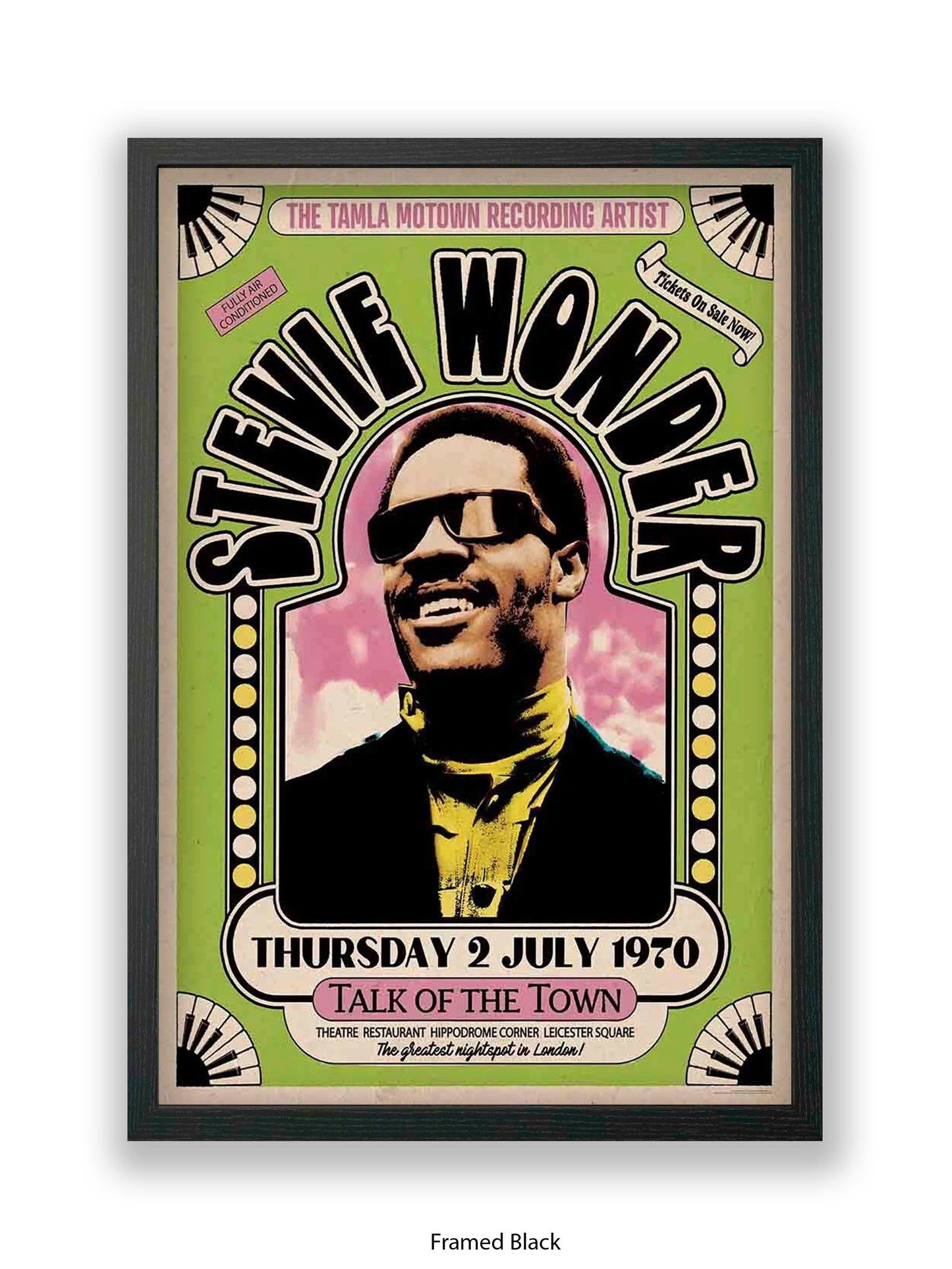 Stevie Wonder - Talk Of the Town - Poster