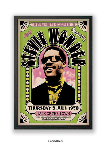 Stevie Wonder - Talk Of the Town - Poster